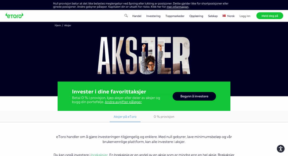 Priser eToro